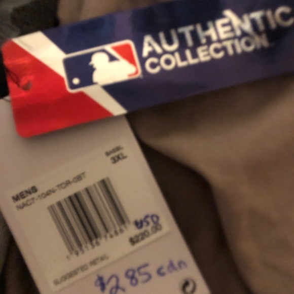 Nike MLB Blue and Gray Men's Jacket - Picture 7 of 7